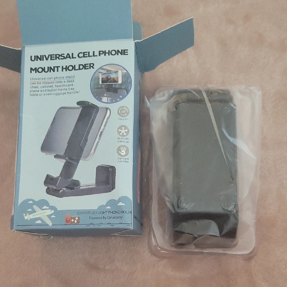 Universal Cell Phone Mount Holder - Black